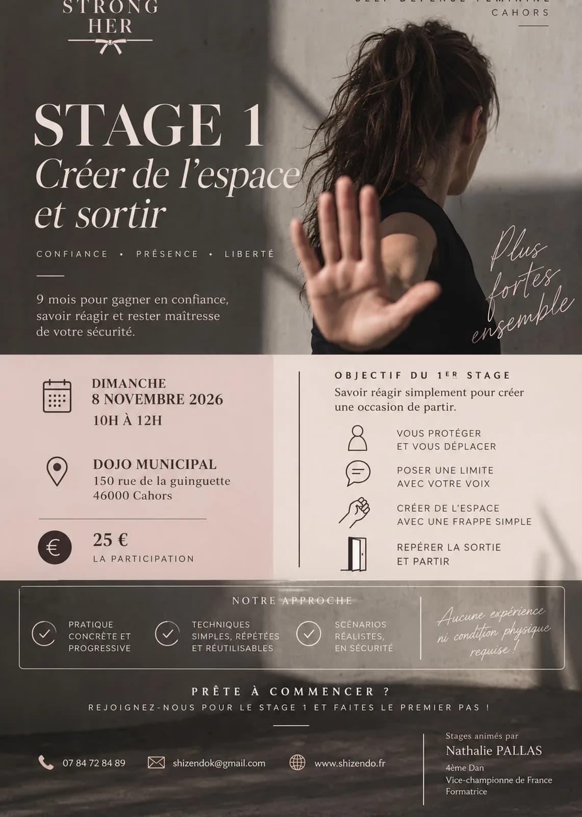 Image 1 : Strong(her) : stage de self défense féminine background