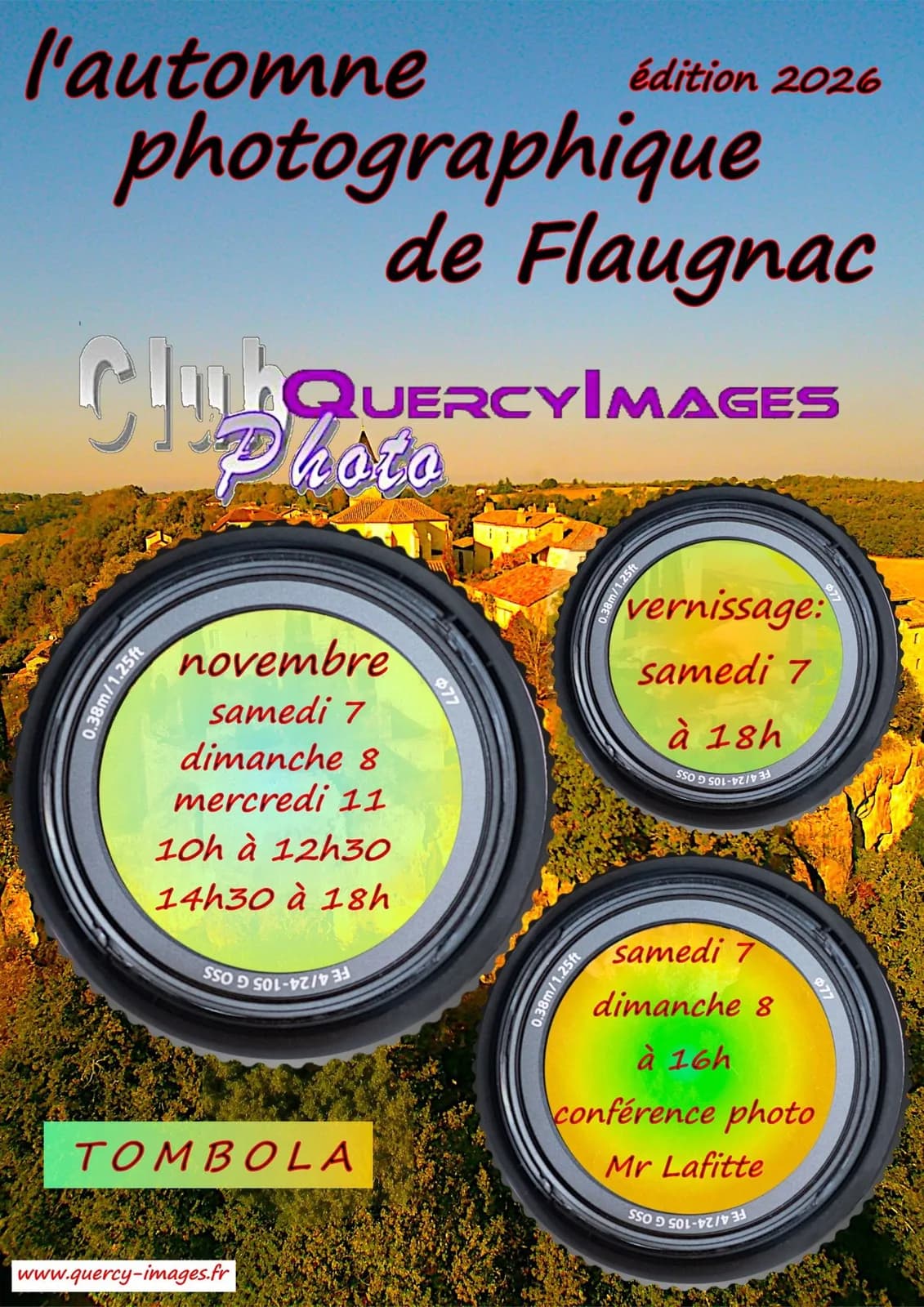 Image 1 : L'automne photographique de Saint-Paul-Flaugnac avec le Club Photo Quercy Images background