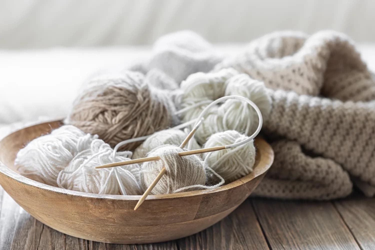 Image 1 : Atelier tricot et crochet background