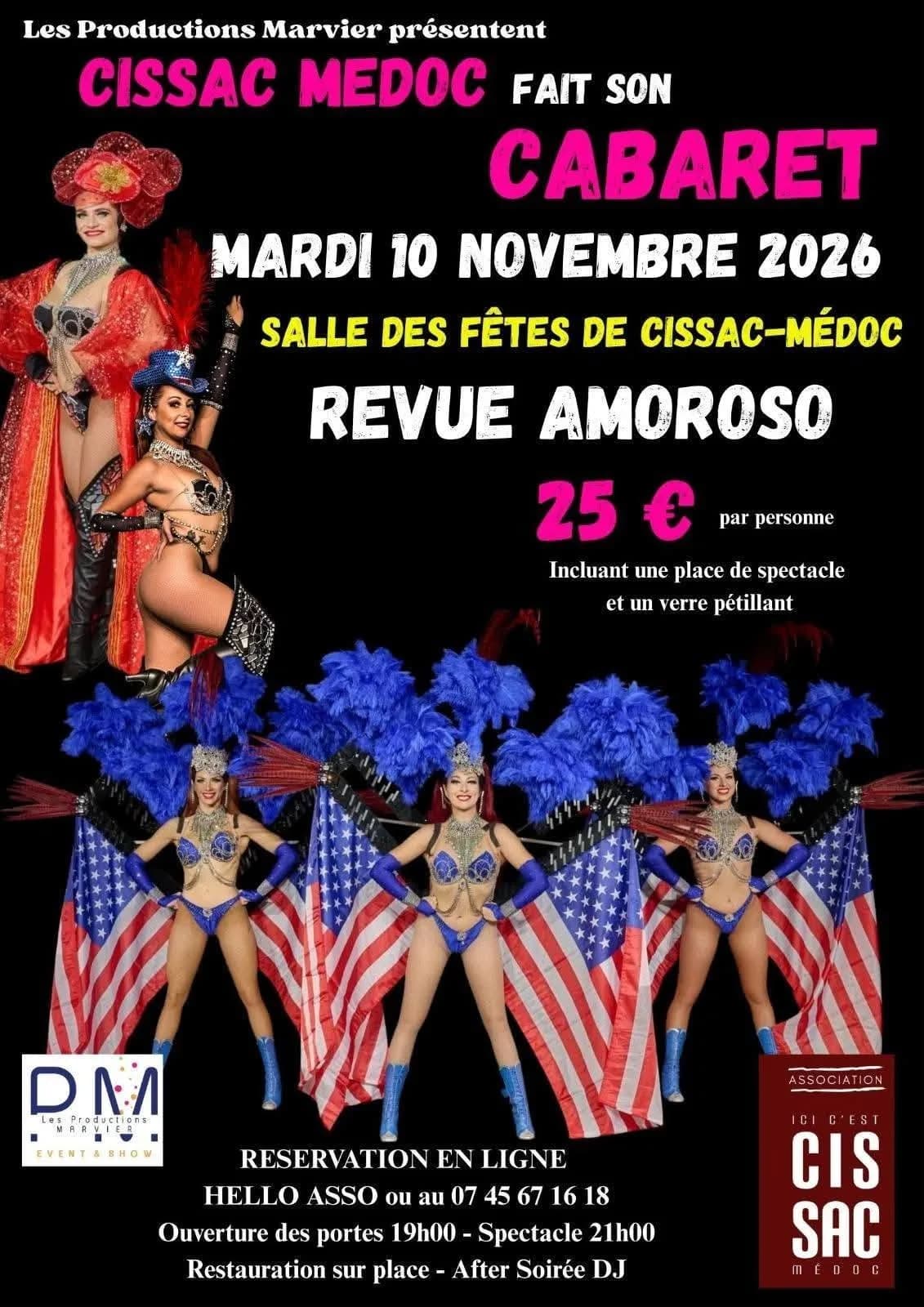 Image 1 : Cissac fait son cabaret background