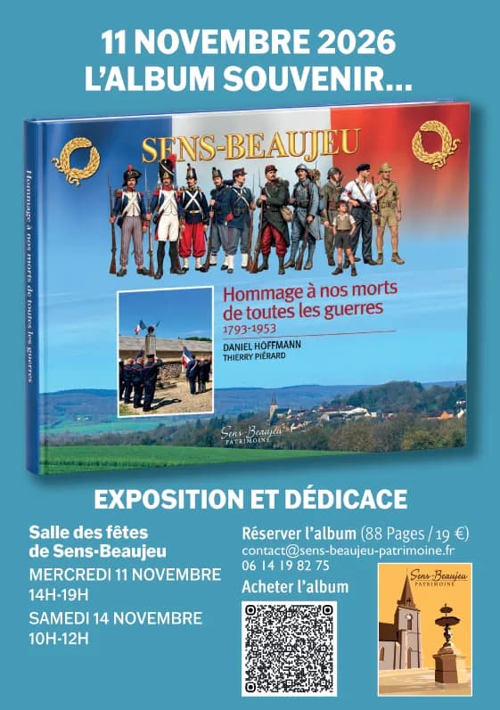 Image 1 : Exposition et dédicace "L'album souvenir : Hommage à nos morts de toutes les guerres" background