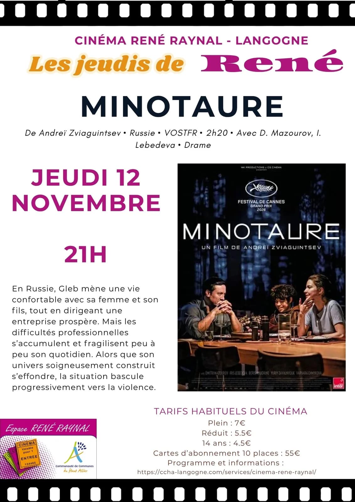 Image 3 : LES JEUDIS DE RENÉ - MINOTAURE background