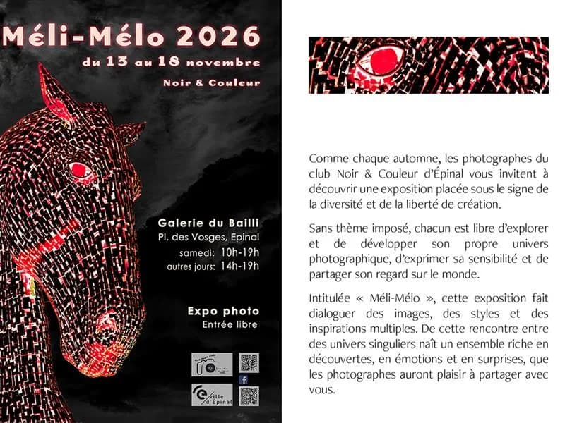 Image 1 : Exposition photos MELI MELO background