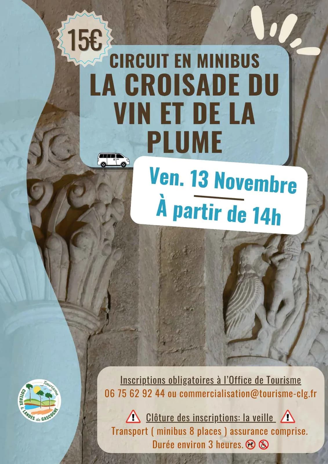 Image 1 : Mini-Circuit : La Croisade du Vin et de la Plume background
