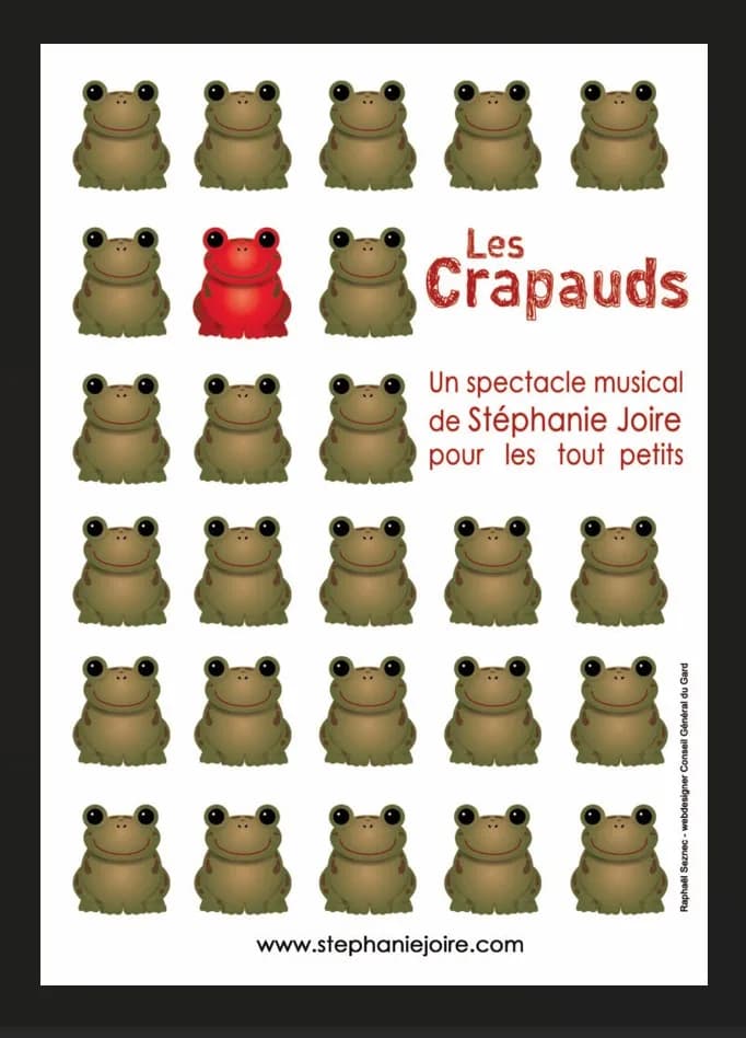 Image 1 : Les crapauds background